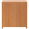 Serrion Premium Low Cupboard, 1 Shelf 800mm High, Beech