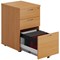 First 3 Drawer Mobile Pedestal, Beech