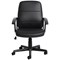 Gomez Leather Look Chair - Black
