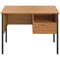 Jemini Eco 18 Homework Desk Four Leg 1000x500x730mm Oak