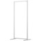 Nobo Modular Free Standing Room Divider, 800x1800mm, Clear Acrylic
