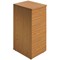 Jemini Foolscap Filing Cabinet, 3 Drawer, Oak