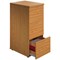 Jemini Foolscap Filing Cabinet, 3 Drawer, Oak