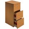 Jemini Foolscap Filing Cabinet, 3 Drawer, Oak