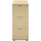 Jemini Foolscap Filing Cabinet, 3 Drawer, Maple