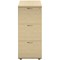 Jemini Foolscap Filing Cabinet, 3 Drawer, Maple