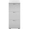 Jemini Foolscap Filing Cabinet, 3 Drawer, White