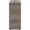 Jemini Foolscap Filing Cabinet, 3 Drawer, Grey Oak