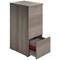 Jemini Foolscap Filing Cabinet, 3 Drawer, Grey Oak