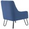 Jemini Reception Armchair, Hairpin Leg, Navy Jemini Reception Armchair, Hairpin Leg, Navy