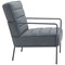 Jemini Wire Frame Reception Armchair, Grey