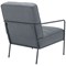 Jemini Wire Frame Reception Armchair, Grey