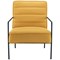 Jemini Wire Frame Reception Armchair, Mustard