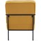 Jemini Wire Frame Reception Armchair, Mustard