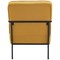 Jemini Wire Frame Reception Armchair, Mustard