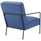 Jemini Wire Frame Reception Armchair, Navy