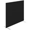Jemini Floor Standing Screen, 1400x1200mm, Black