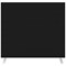 Jemini Floor Standing Screen, 1400x1200mm, Black