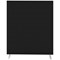 Jemini Floor Standing Screen, 1400x1600mm, Black
