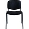 Jemini Ultra Multipurpose Black Frame Stacking Chair, Black