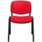Jemini Ultra Multipurpose Black Frame Stacking Chair, Red