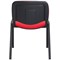 Jemini Ultra Multipurpose Black Frame Stacking Chair, Red