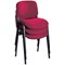 Jemini Ultra Multipurpose Black Frame Stacking Chair, Red