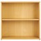 Serrion Premium Desk High Bookcase, 1 Shelf, 726mm High, Oak Serrion Premium Desk High Bookcase, 1 Shelf, 726mm High, Oak