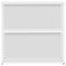 Serrion Premium Bookcase 750x400x726mm White
