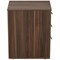 Avior Executive Under Desk Pedestal, Walnut