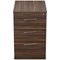 Avior Executive Under Desk Pedestal, Walnut