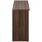 Avior Executive Low Bookcase, 1 Shelf, 800mm High, Walnut