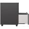 Jemini Contract 3 Drawer Steel Mobile Desk Pedestal, Black