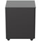 Jemini Contract Slimline Steel 3 Drawer Mobile Pedestal, Black