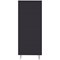 Jemini Floor Standing Screen, 800x1800mm, Black
