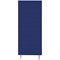 Jemini Floor Standing Screen, 800x1800mm, Blue