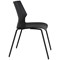 Jemini Uni 4 Leg Chair - Black/Grey