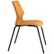 Jemini Uni 4 Leg Chair - Yellow/Grey