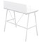 Soho Desk with Backboard White/White Leg
