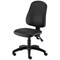 First Calypso Operator Chair, 2 Lever, Leather Look, Black