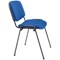 First Ultra Multipurpose Black Frame Stacking Chair, Blue