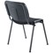 First Ultra Multipurpose Black Frame Stacking Chair, Charcoal
