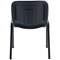 First Ultra Multipurpose Black Frame Stacking Chair, Charcoal