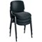 First Ultra Multipurpose Black Frame Stacking Chair, Charcoal