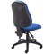 First High Back Operators Chair, Blue