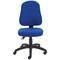 First High Back Operators Chair, Blue