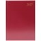 Desk Diary Day Per Page A4 Burgundy 2027