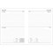 5 Star A4 Desk Diary, 2 Day Per Page, Burgundy, 2026