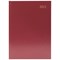 Desk Diary Day Per Page A5 Burgundy 2021