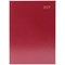 Desk Diary Day Per Page A5 Burgundy 2027